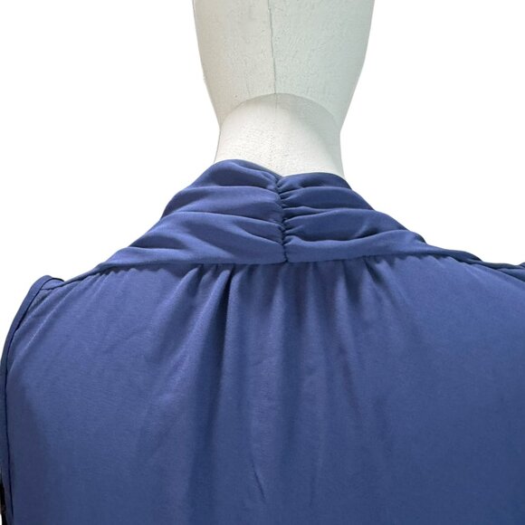 Renee C Women's V Neck Sleeveless Basic Office Tank Blouse Top - USA madeSize: M - Picture 2 of 5